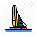 Yacht Race Sailing Icon