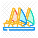 Yacht Race Sailing Icon
