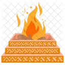 Yagna Feu Hindouisme Icon