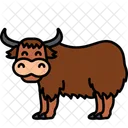 Yak Animal Zoo Icon