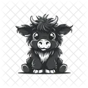 Yak Animal Zoo Icon