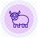 Yaks Animal Nature Icon