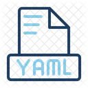 Yaml Documento Dados Ícone