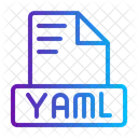 Yaml Document Fichier Icône