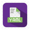 Yaml Document Fichier Icône