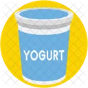 Yaourt Produits Laitiers Coupe Icône