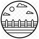 Yard Fence Farm Fence Wooden Fence Icon