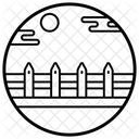 Yard Fence Farm Fence Wooden Fence Icon