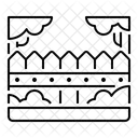 Yard Wooden Fence Garden Fence Icon