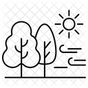 Yard Tree Tree Pine Tree Icon