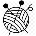 Yarn Knitting Thread Icon