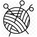 Yarn Knitting Thread Icon