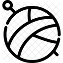 Yarn Thread Fiber Icon
