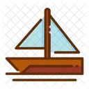 Yatch Boat Sea Icon
