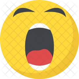 Yawn Face  Icon