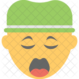 Yawn Face Icon
