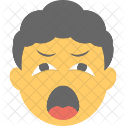 Yawn Face Icon