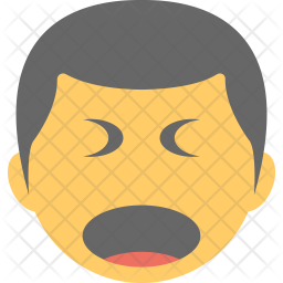 Yawn Face Icon