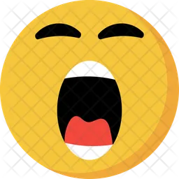 Yawn face  Icon