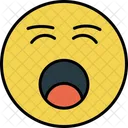 Yawning Emoji Emoticon Icon