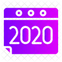 Year 2020 Appointment Calendar Icon
