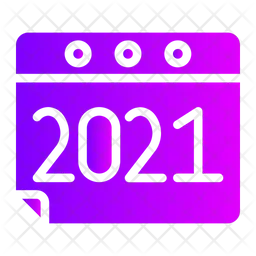 Year 2021  Icon