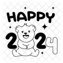 Year 2024  Icône