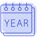 Year Time Annual Icon