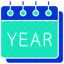 Year Time Annual Icon