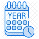 Year Time New Year Icon