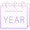 Year View Year End Icon