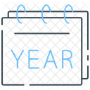 Year View Year End Icon