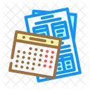 Yearly Budget Planning Icon
