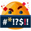 Yelling Emoji Face Icon