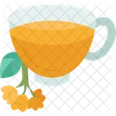 Yellow Tea Refreshing Icon