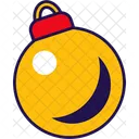 Ball Yellow Xmas Icon