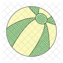 Summer Decoration Object Beach Ball Decorated Water Ball Icon