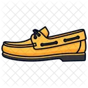Yellow Boat Shoes  Icon
