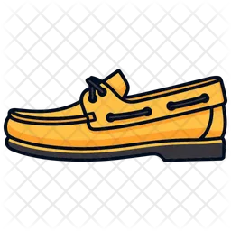 Yellow Boat Shoes  Icon
