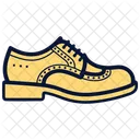 Yellow Brogues Shoes  Icon