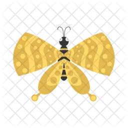 Yellow butterfly  Icon