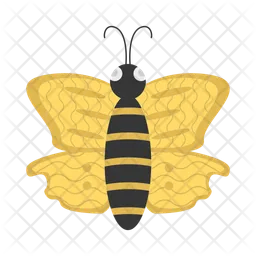 Yellow butterfly  Icon
