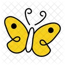 Flying Insect Yellow Butterfly Flying Monarch Icon