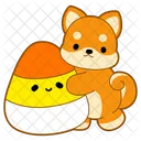 Yellow Candy Marshmallow Sweet Icon