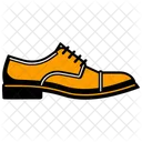 Yellow Cap Toe Shoes  Icône