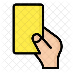 Yellow Card  Icon