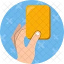 Soccer Referee Warning Icon