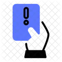Yellow Card Warning Card Icon