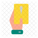 Yellow Card Football Red Card 아이콘