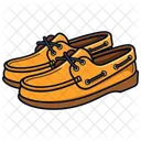Yellow Deck Shoes  Icon